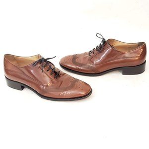 🤎 Salvatore Ferragamo Elegant Brown Leather Shoes
